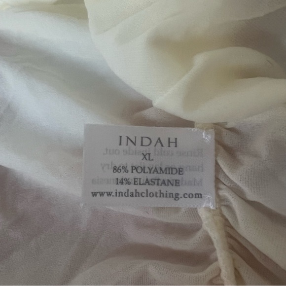 NWT Revolve Indah Coco Pinch Bra Top In Ivory - Picture 5 of 8